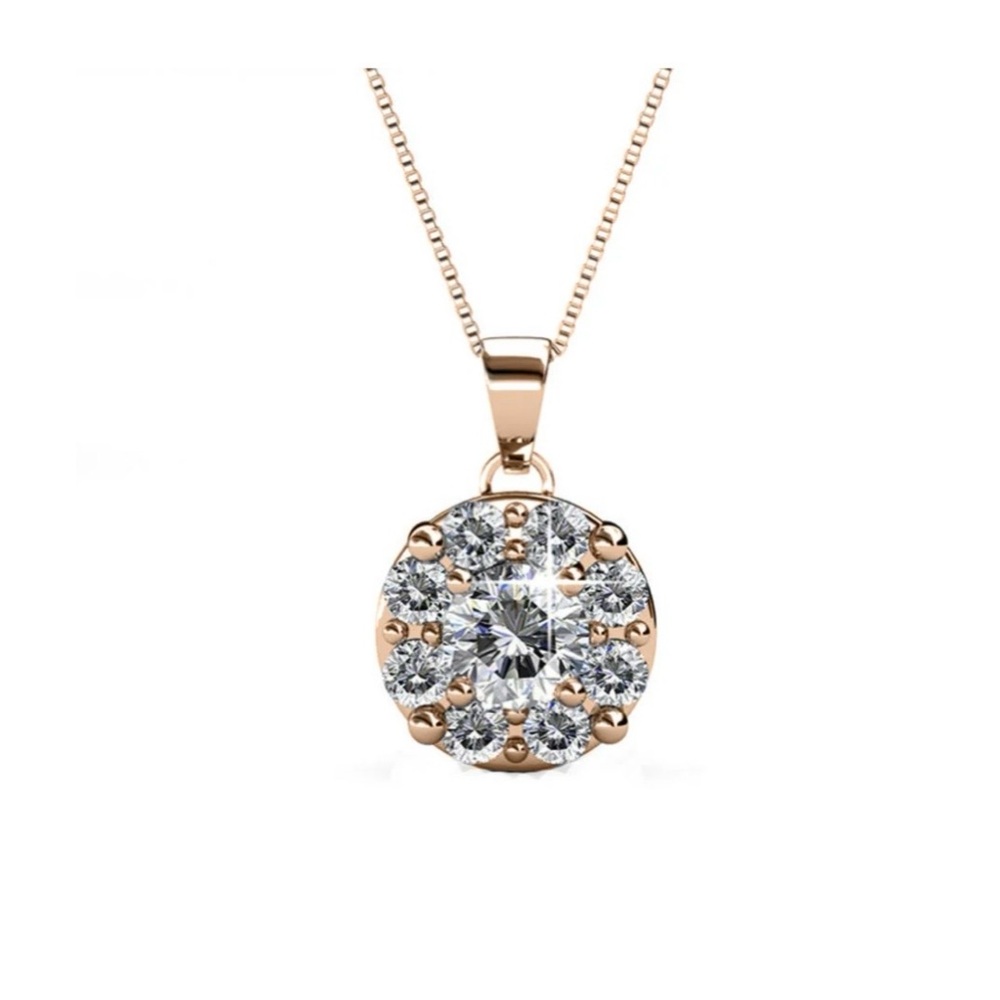 Cate & Chloe Ruth 18k Rose Gold Plated Necklace